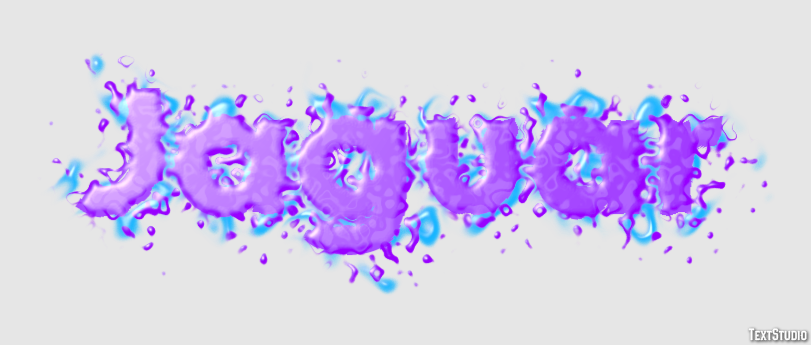 Jaguar Text effect