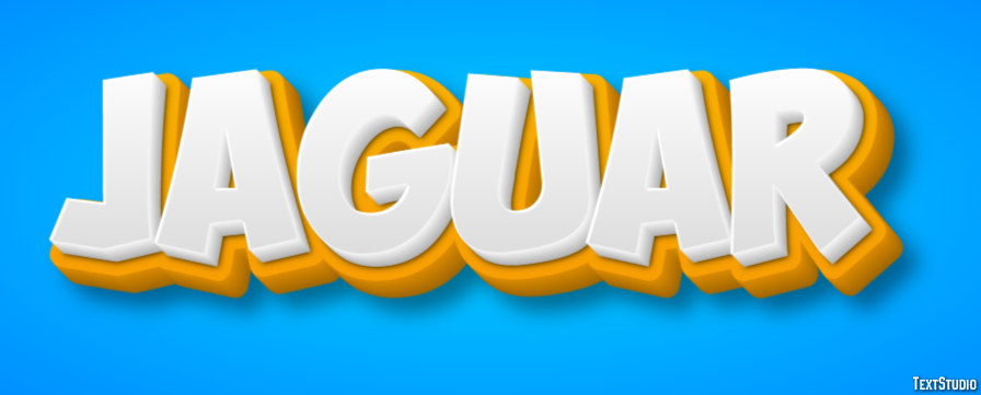 Jaguar Text effect