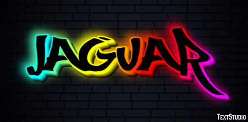Jaguar Text effect