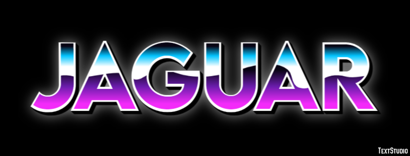 Jaguar Text effect