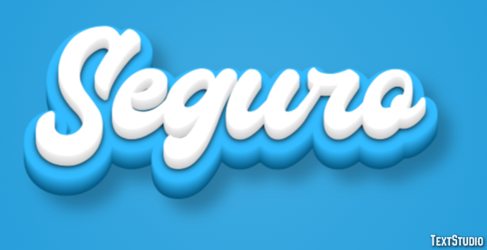 Seguro Efeito de texto
