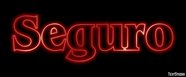 Seguro Efeito de texto