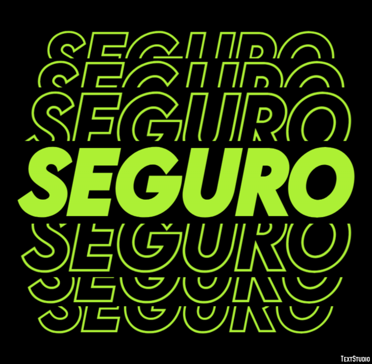 Seguro Efeito de texto