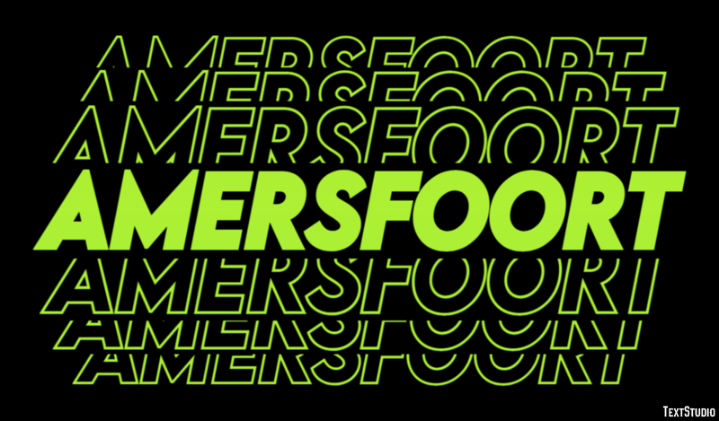 Amersfoort Effetto testo