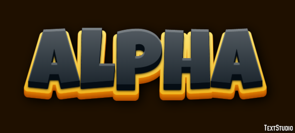 Alpha Tekst Effect