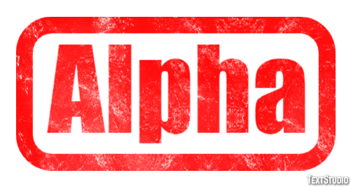 Alpha Tekst Effect