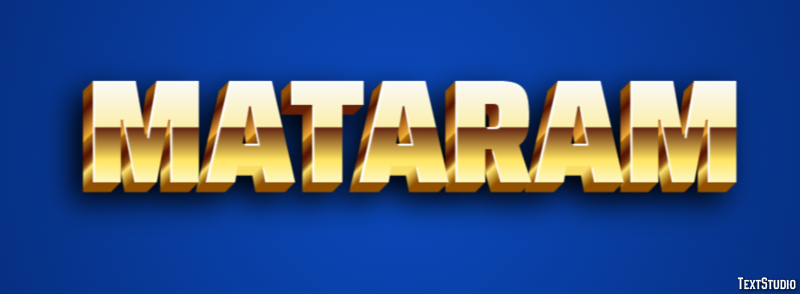 Mataram Efekt tekstowy