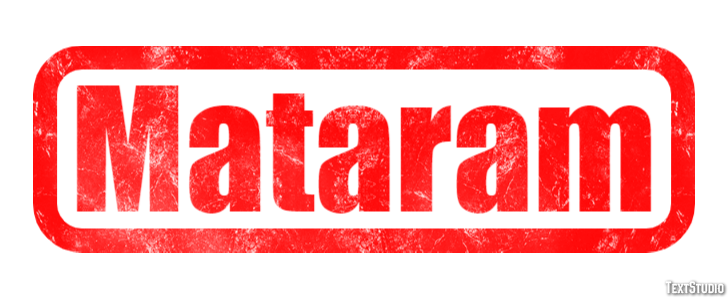 Mataram Efekt tekstowy