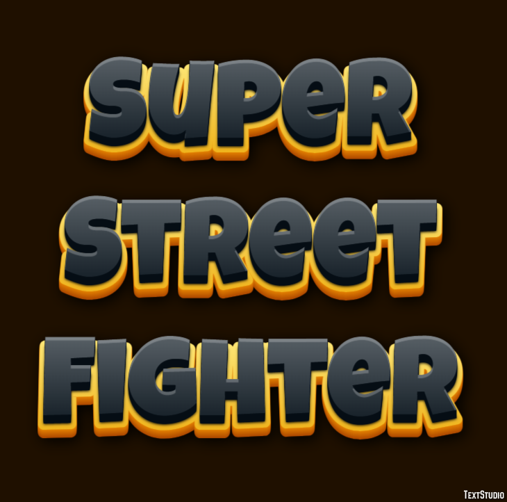 Super Street Fighter テキスト効果