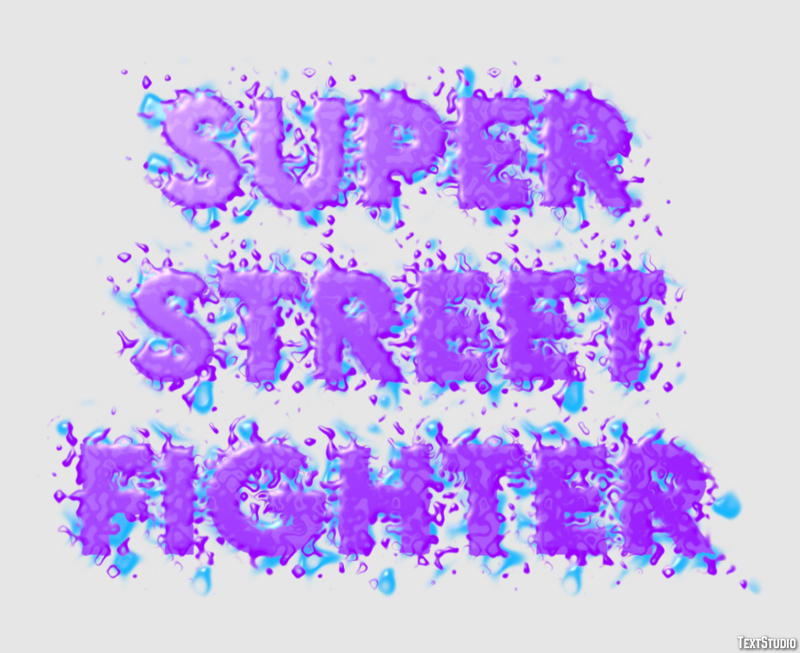 Super Street Fighter テキスト効果