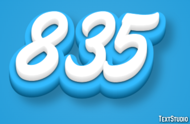 835 Text Effect