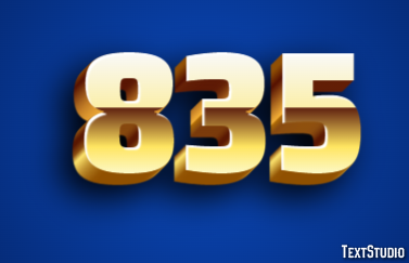 835 Text Effect