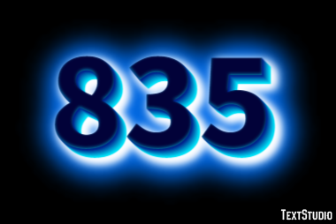 835 Text Effect