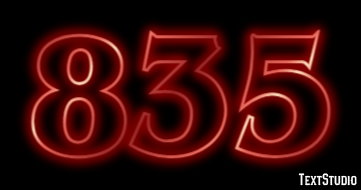 835 Text Effect