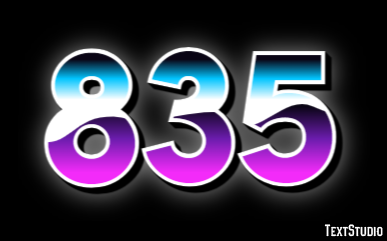 835 Text Effect