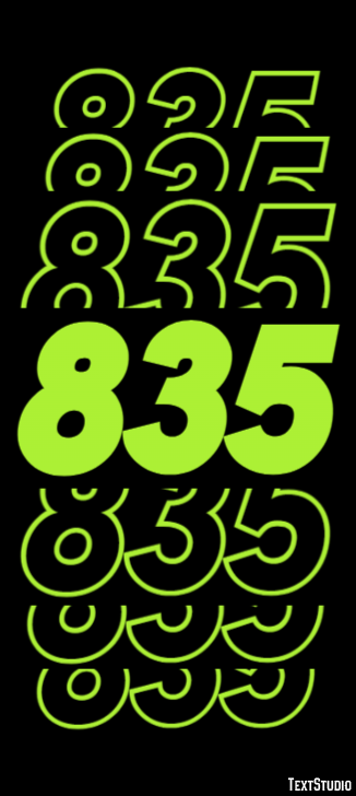 835 Text Effect
