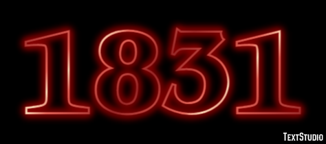 1831 テキスト効果