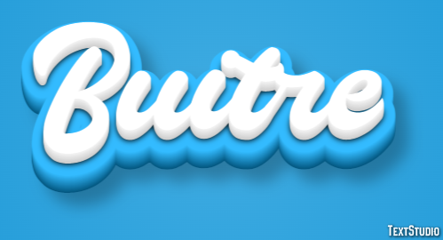 Buitre Texteffekt