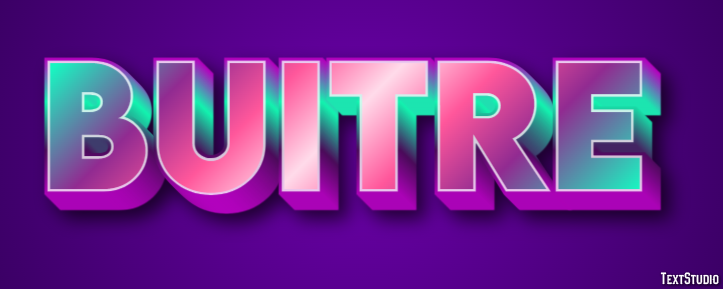 Buitre Efecto de Texto