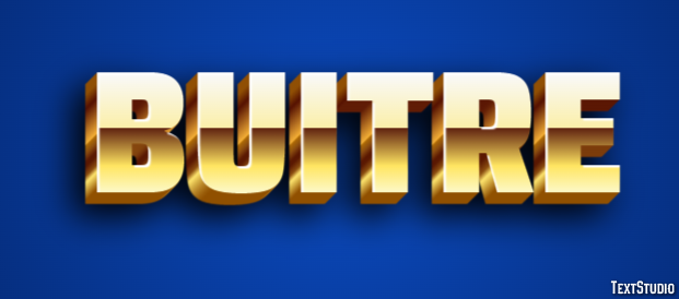 Buitre Efecto de Texto