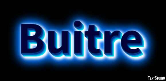 Buitre Эффект текста