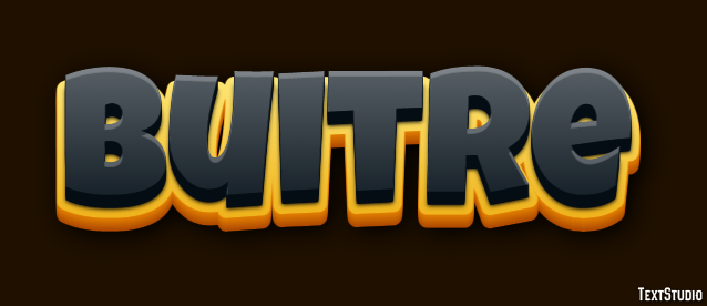Buitre Efecto de Texto