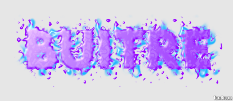 Buitre Efecto de Texto