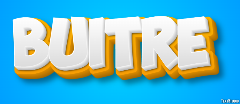 Buitre Efecto de Texto