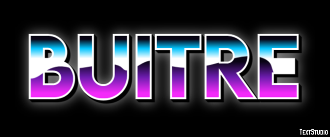 Buitre Texteffekt