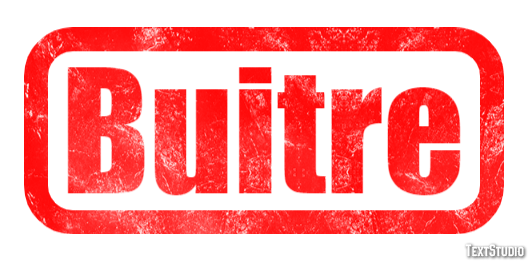 Buitre Texteffekt