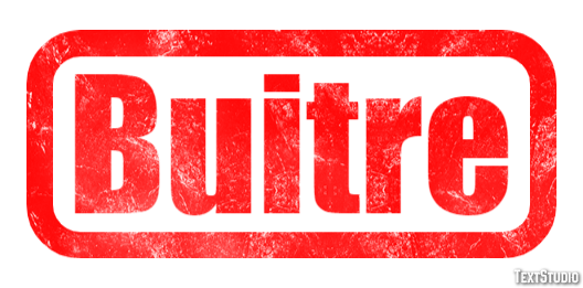 Buitre Efeito de texto