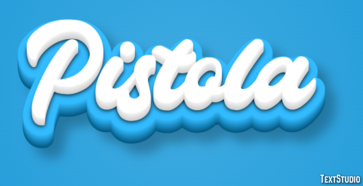 Pistola Efeito do texto