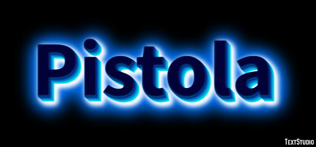 Pistola Efeito de texto