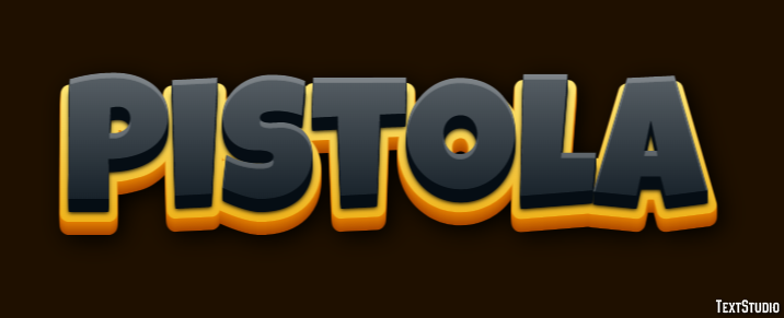 Pistola Efeito do texto