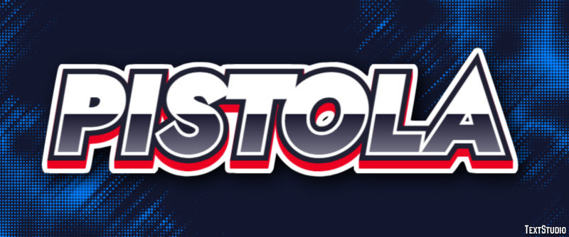 Pistola Efeito do texto