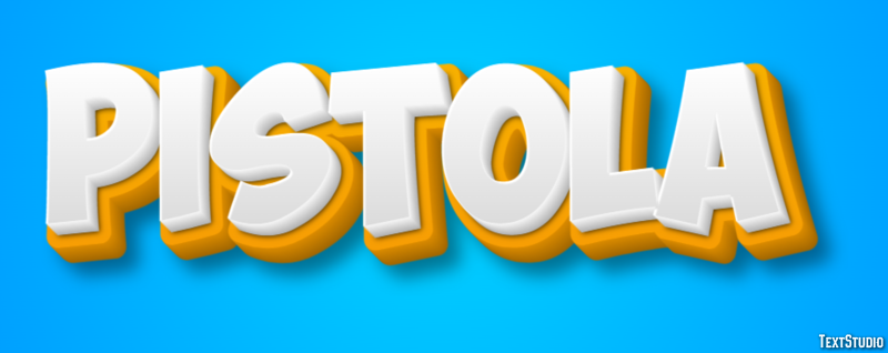 Pistola Efeito de texto
