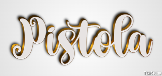 Pistola Efeito de texto