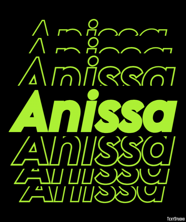 Anissa Text Effect