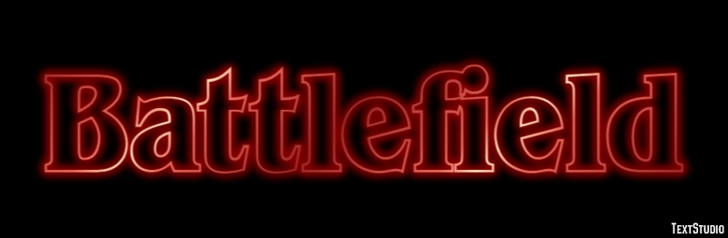 Battlefield Effetto testo
