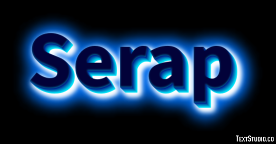 Serap Metin Efekti