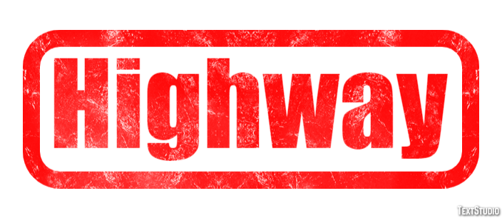 Highway Efecto de Texto