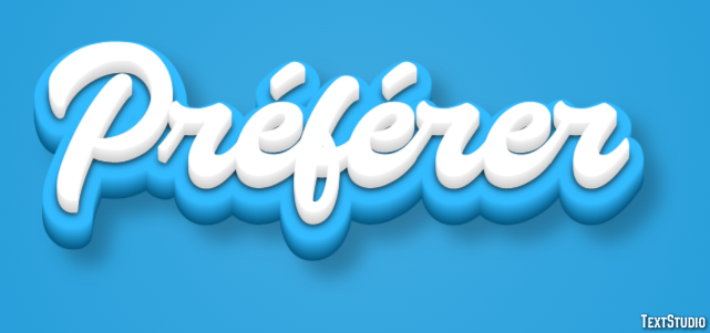 Préférer Effet de Texte