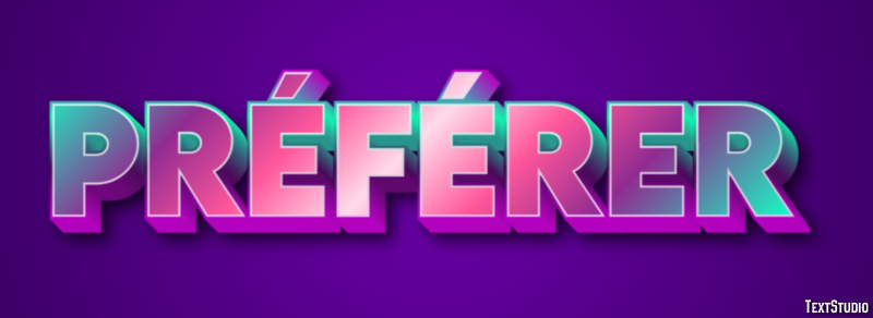 Préférer Effet de Texte