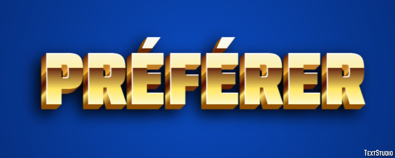Préférer Effet de Texte