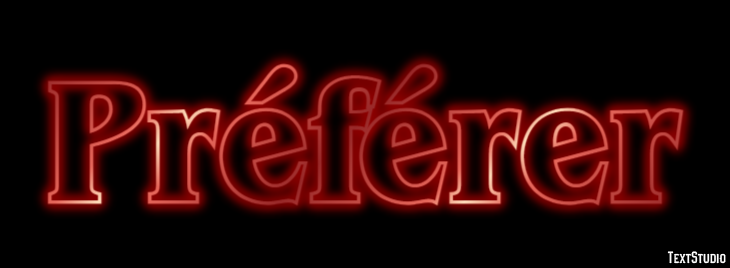 Préférer Effet de Texte