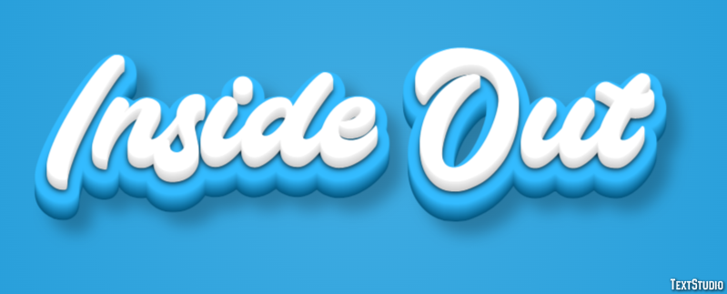 Inside Out Tekst Effect