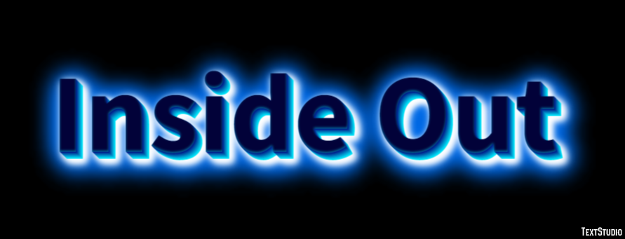 Inside Out Tekst Effect