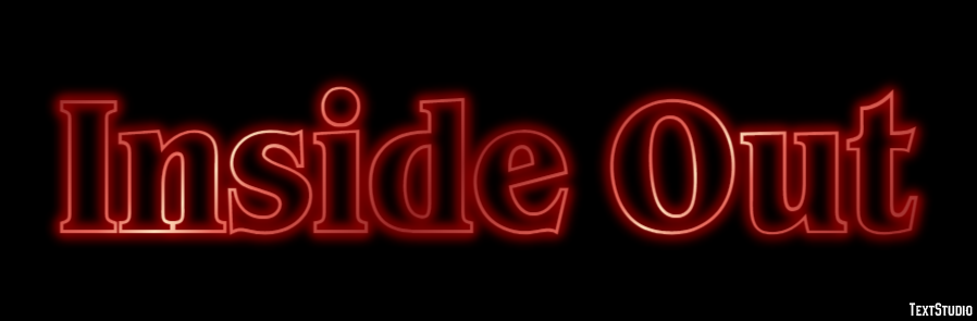 Inside Out Tekst Effect