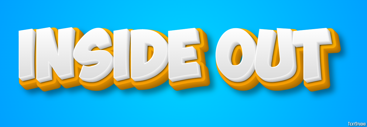 Inside Out Tekst Effect