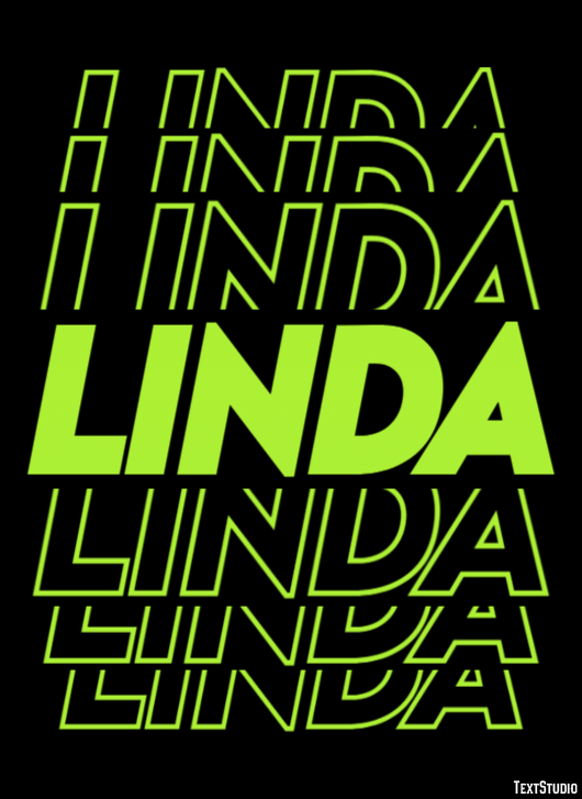 Linda Efekt tekstowy